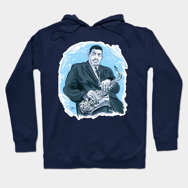 Cannonball Adderley - An illustration by Paul Cemmick Hoodie by PLAYDIGITAL2020